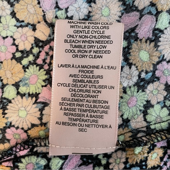 Philosophy Floral Midi Skirt Women’s S Ditzy Dainty Cottagecore Cabin Fairy Slit - Picture 14 of 14